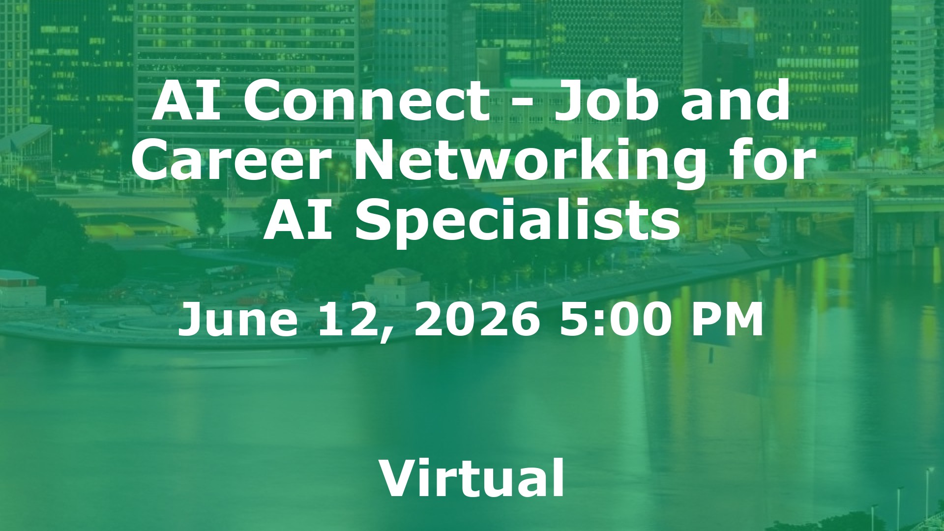 AI Connect - Job and Career Networking for AI Specialists event image